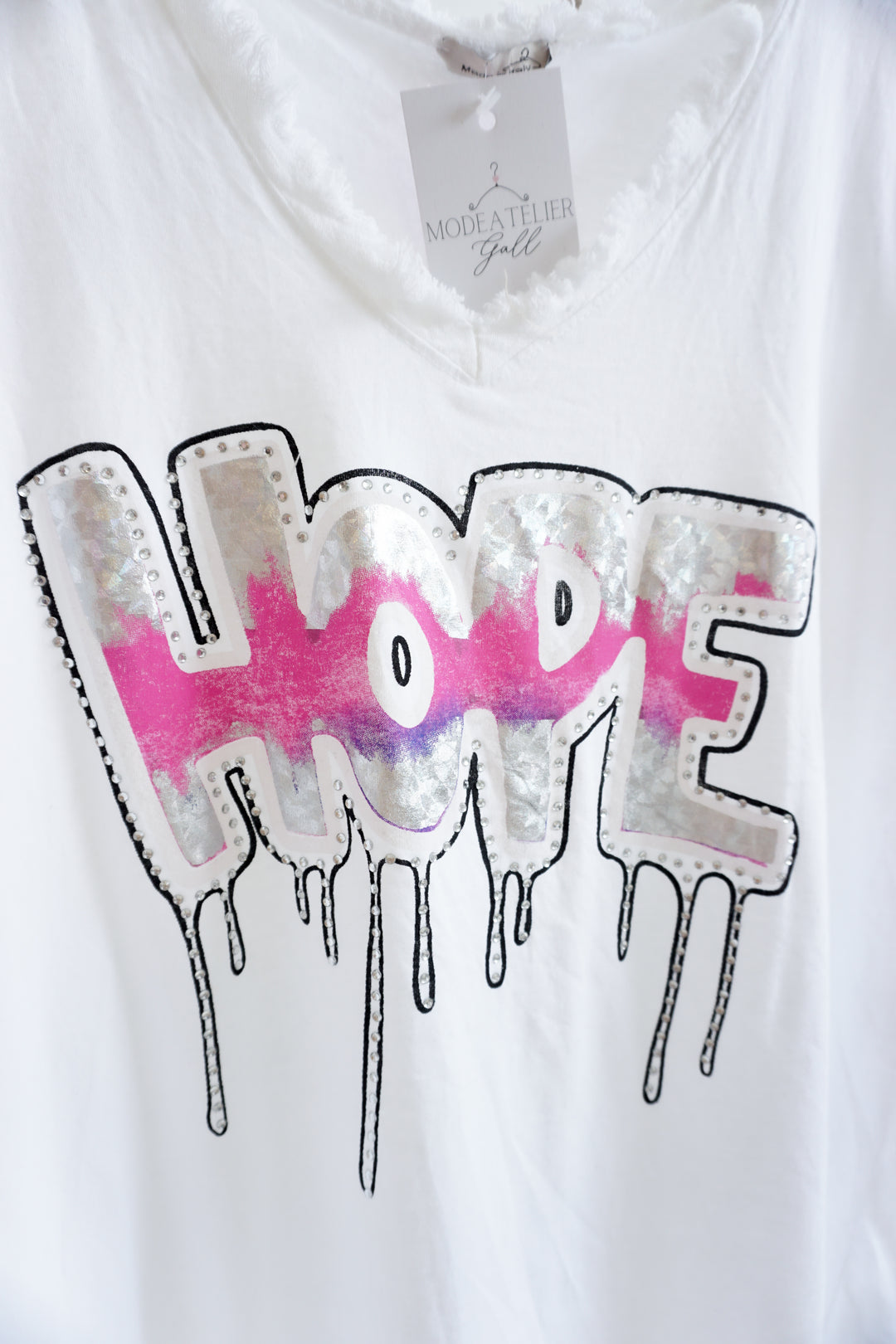 T-Shirt "Hope" 11032 weiß