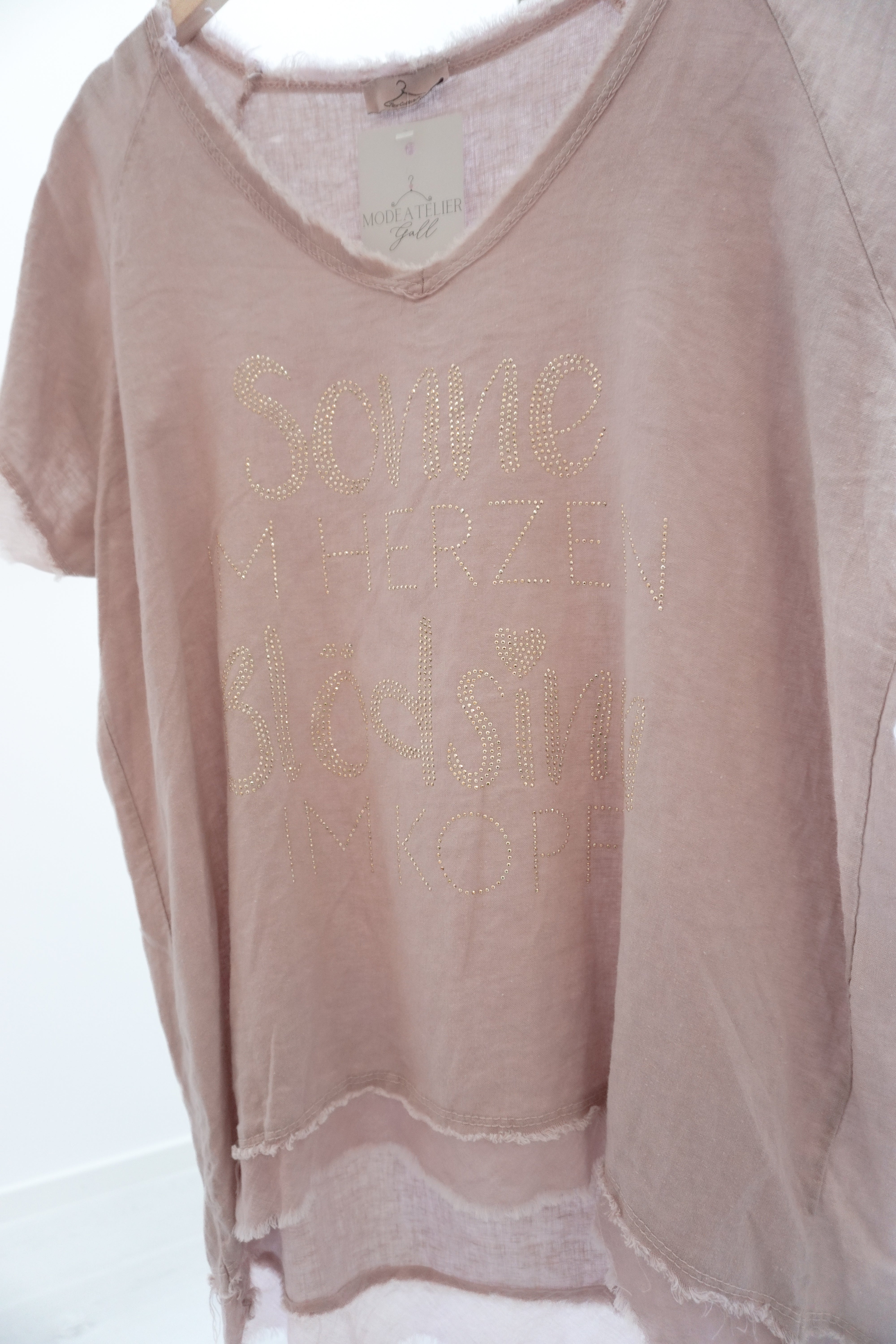 T-Shirt "Blödsinn" 112148 rose