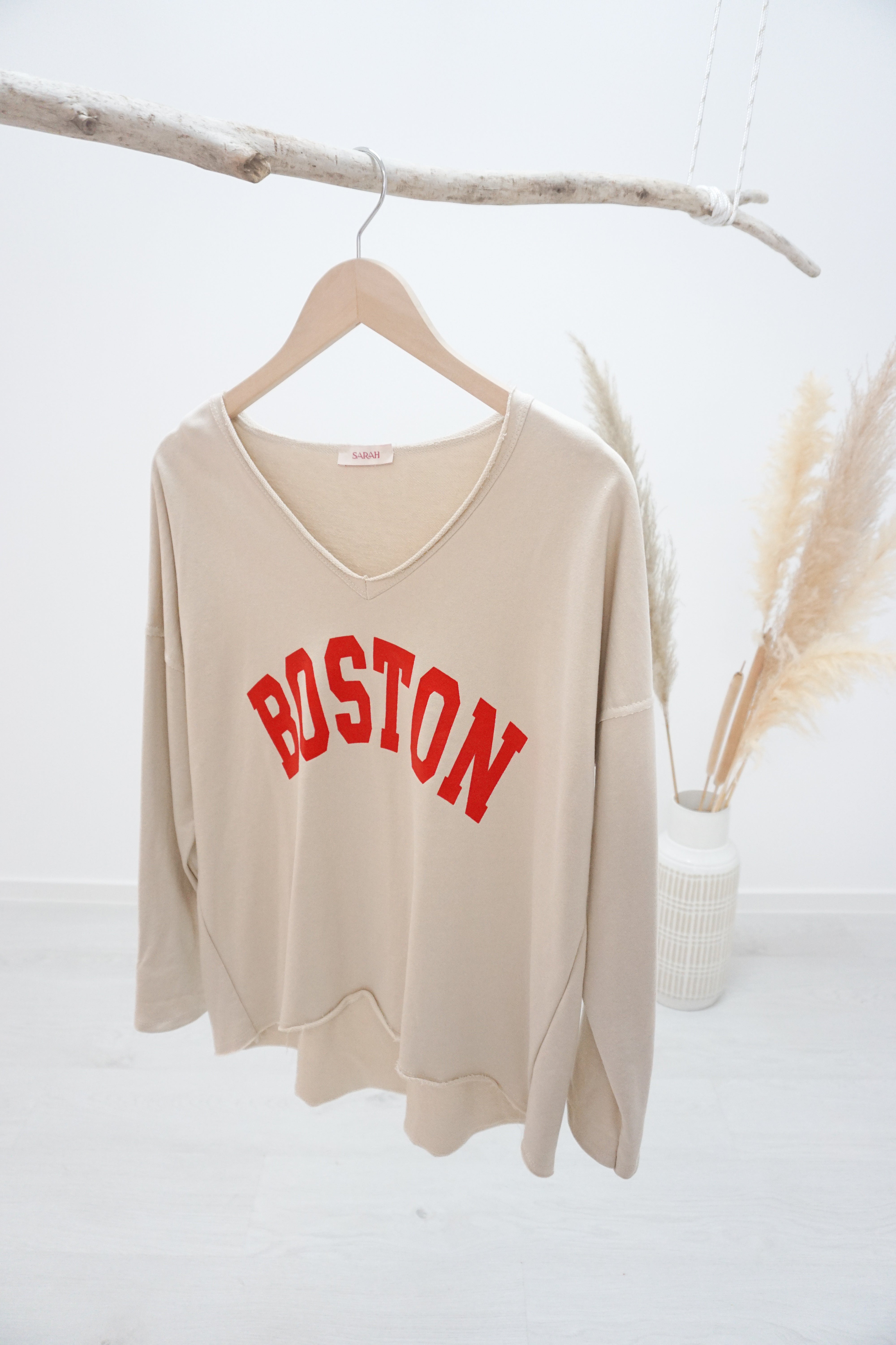 Sweatshirt "Boston" 11471 beige