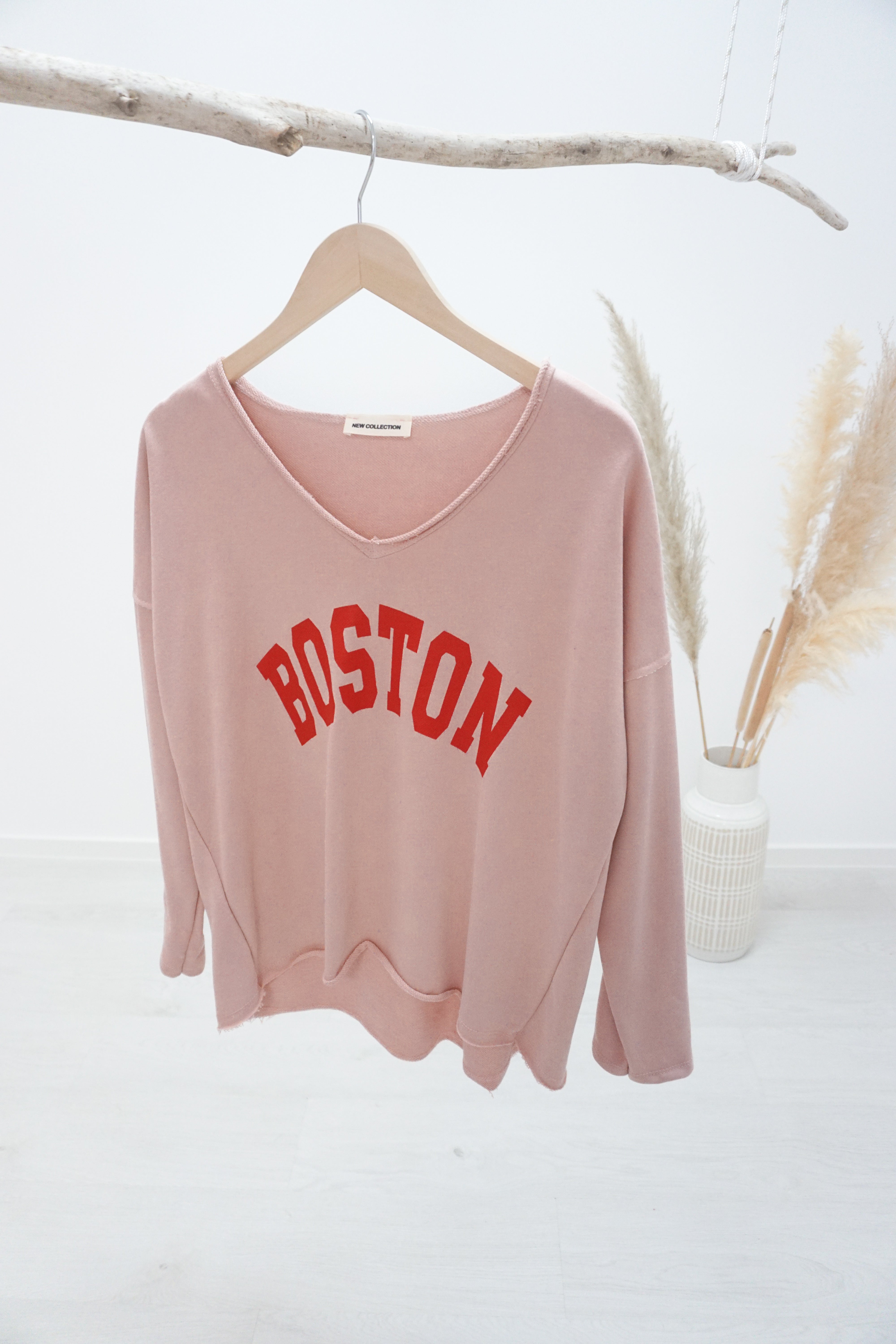 Sweatshirt "Boston" 11471 rose