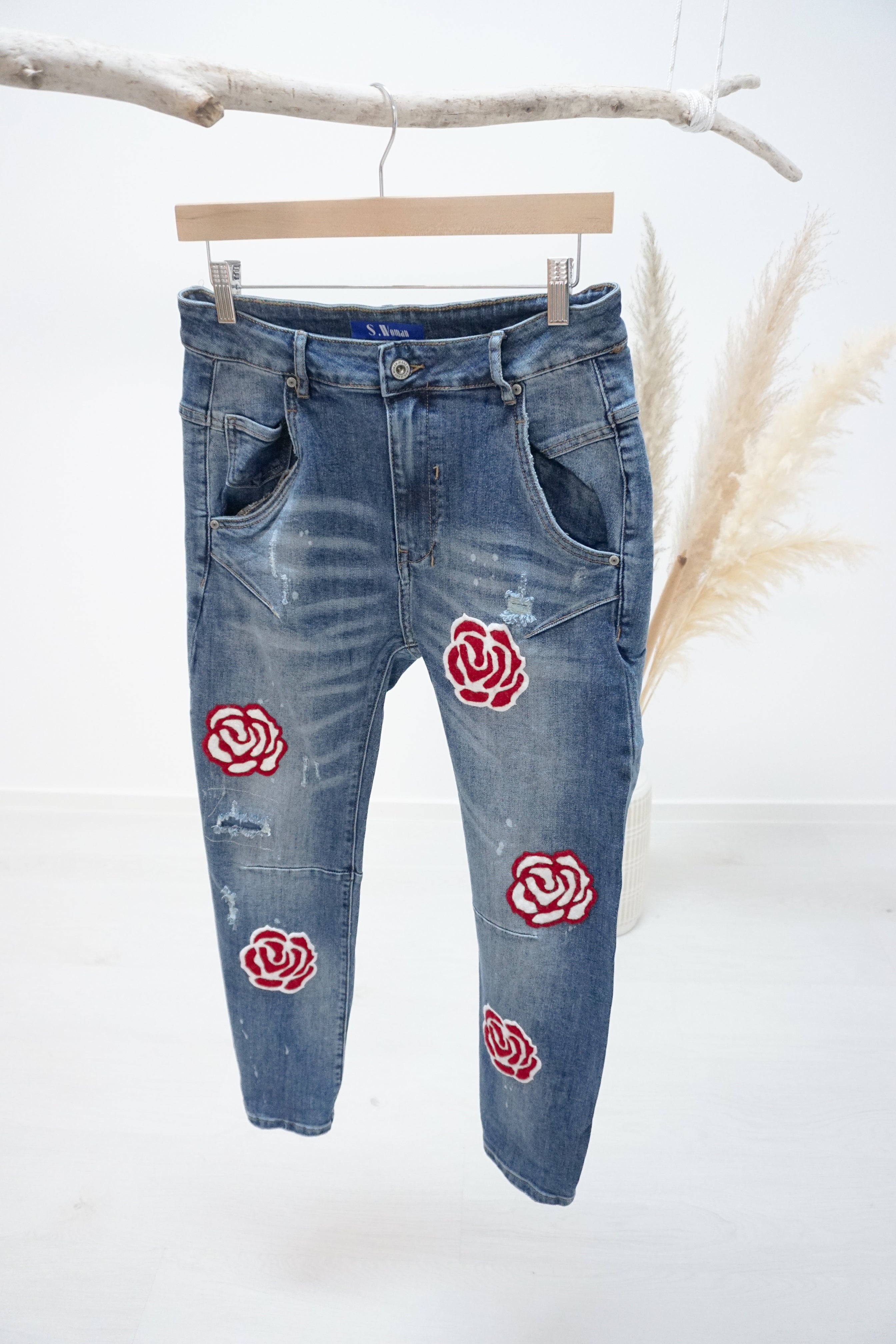 Jeans "roses" 216414