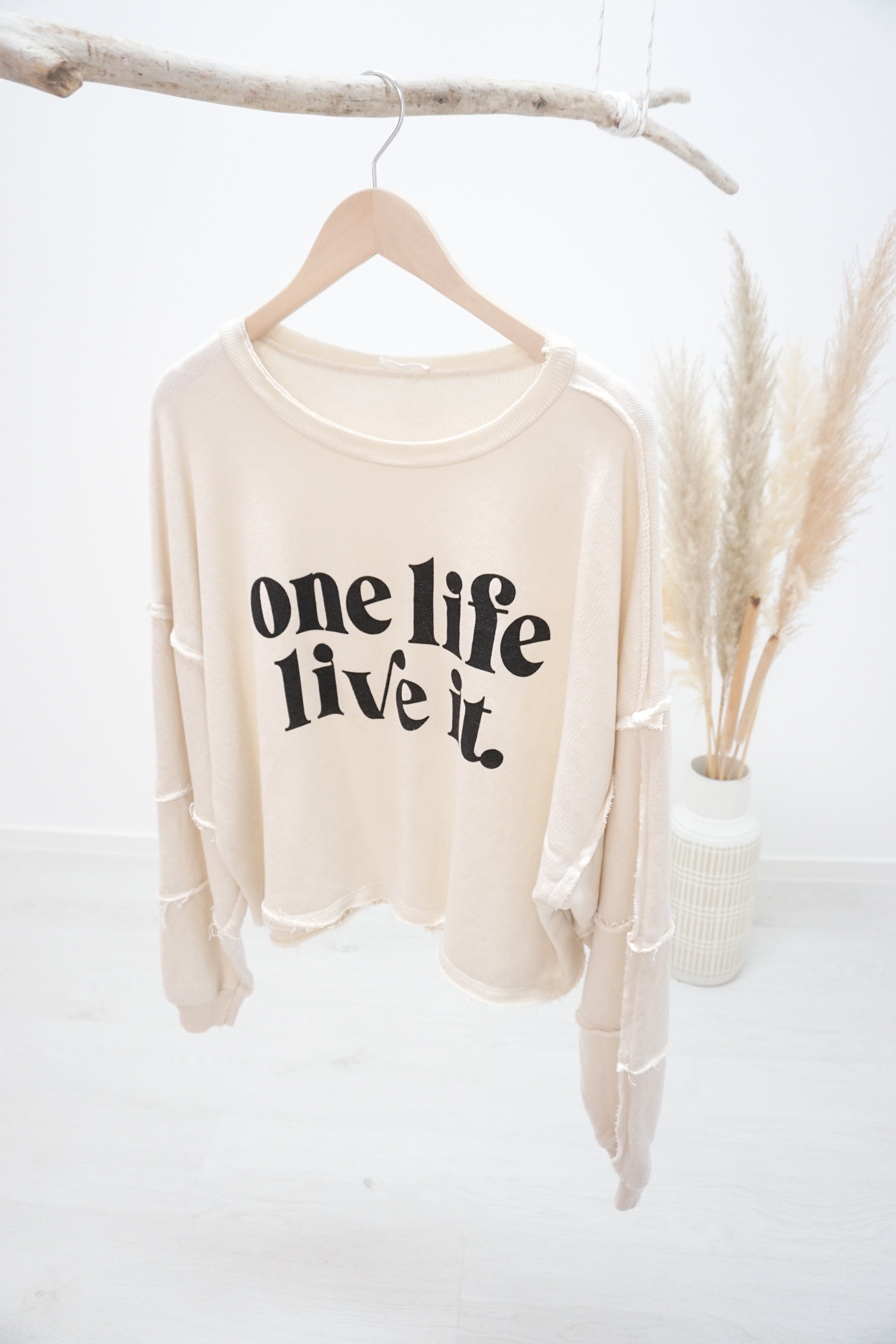 Sweatshirt "life"