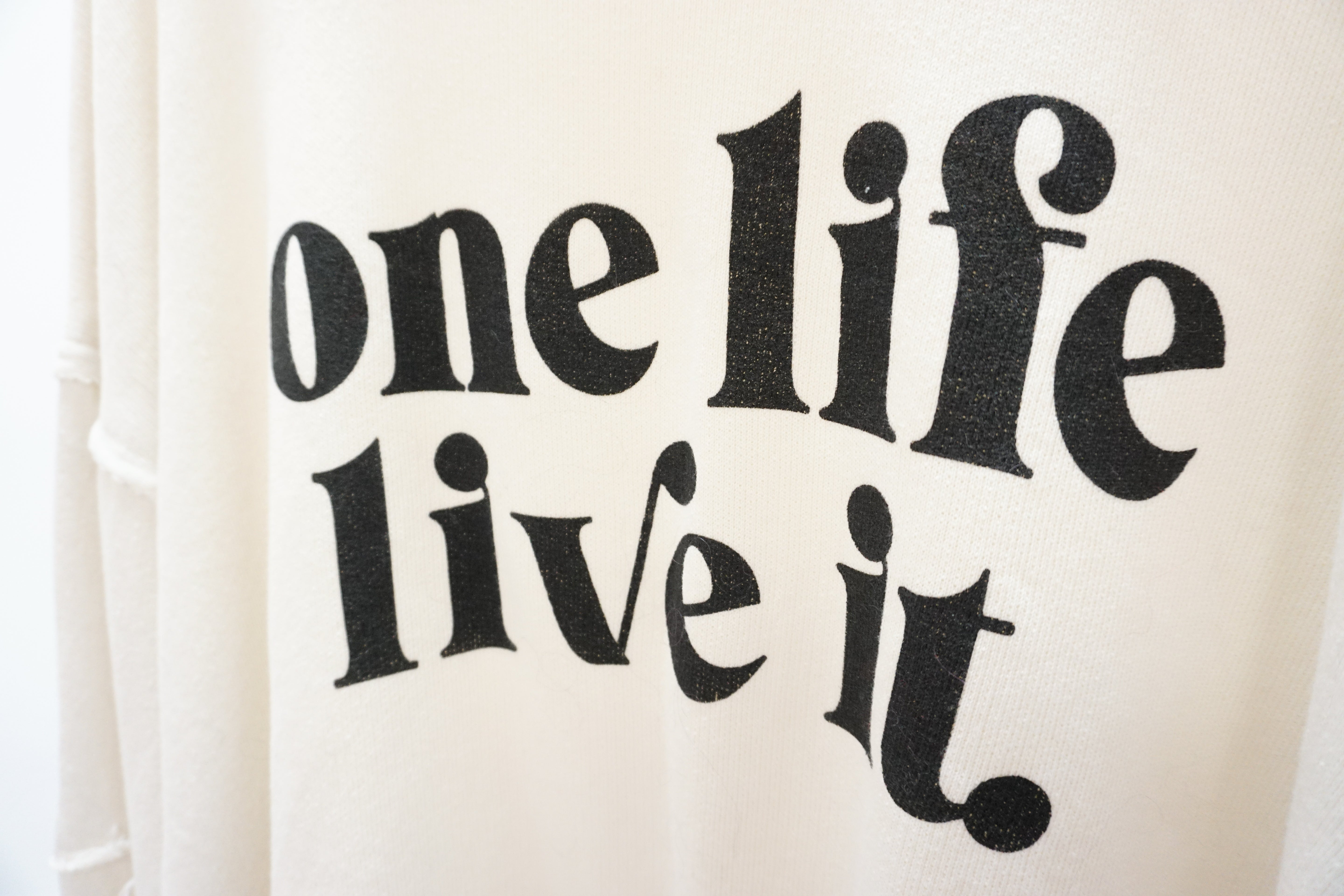 Sweatshirt "life"