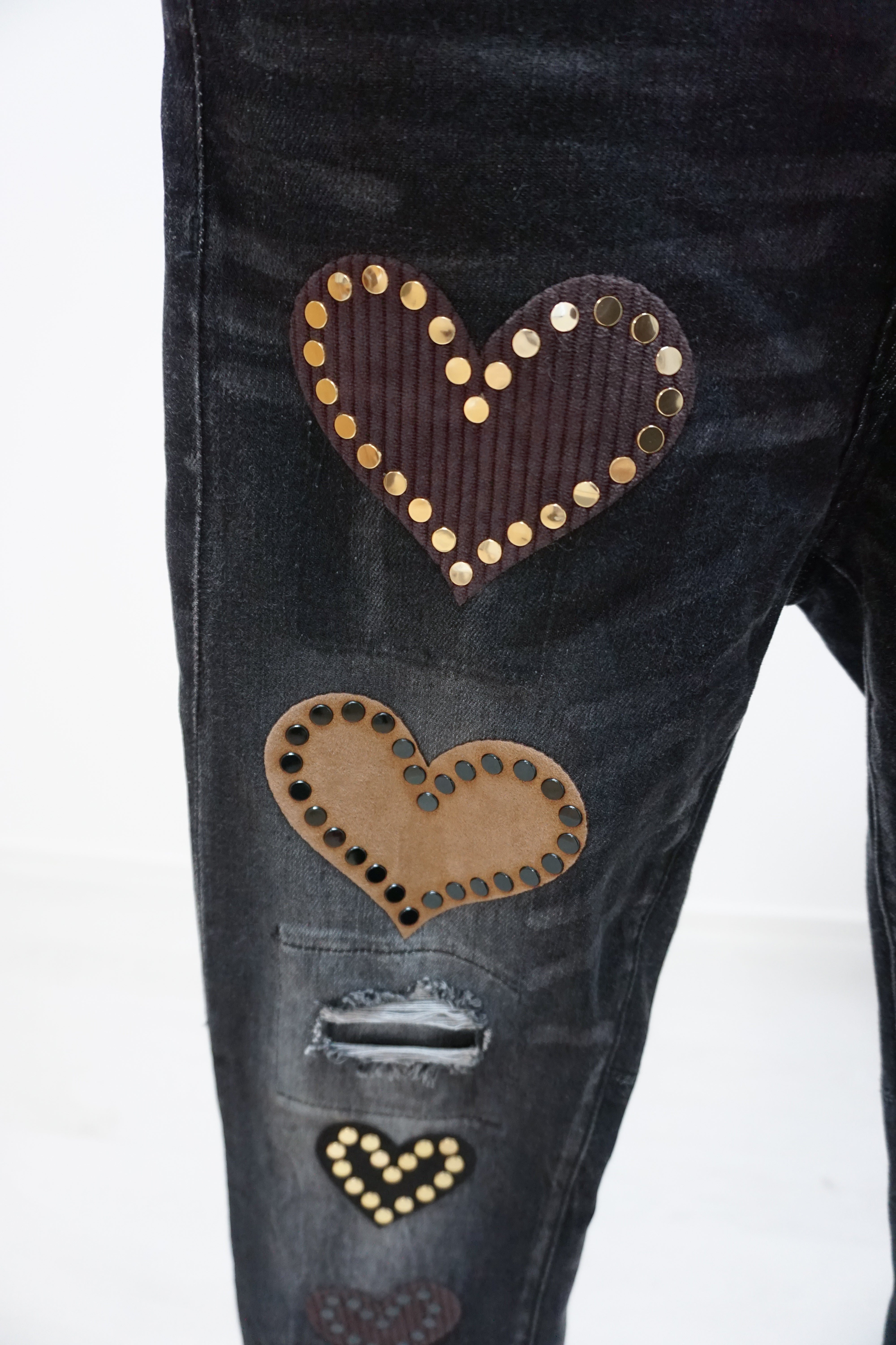 Sexy Woman Jeans "hearts"