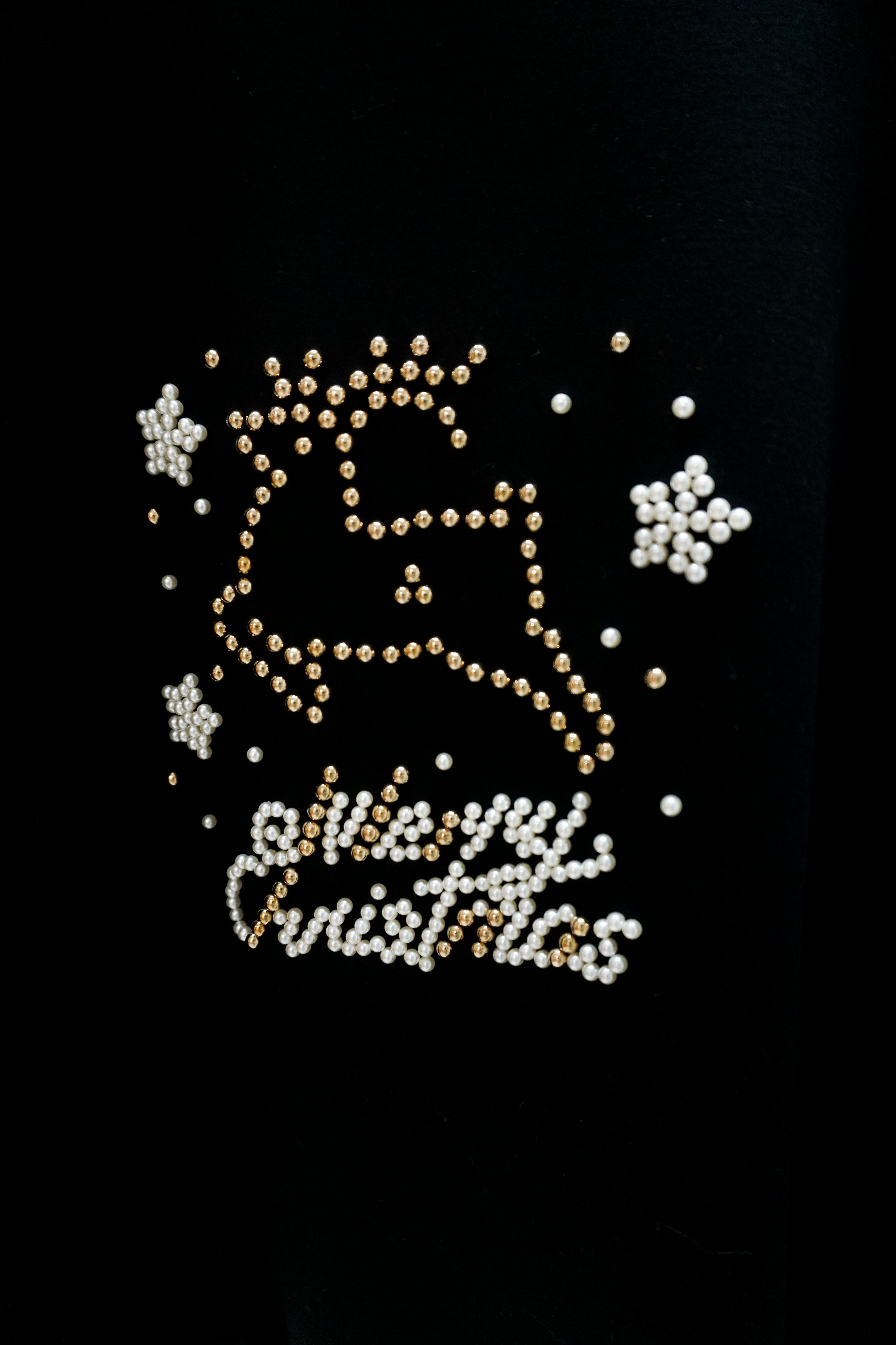 Sweatshirt "Merry Christmas", schwarz