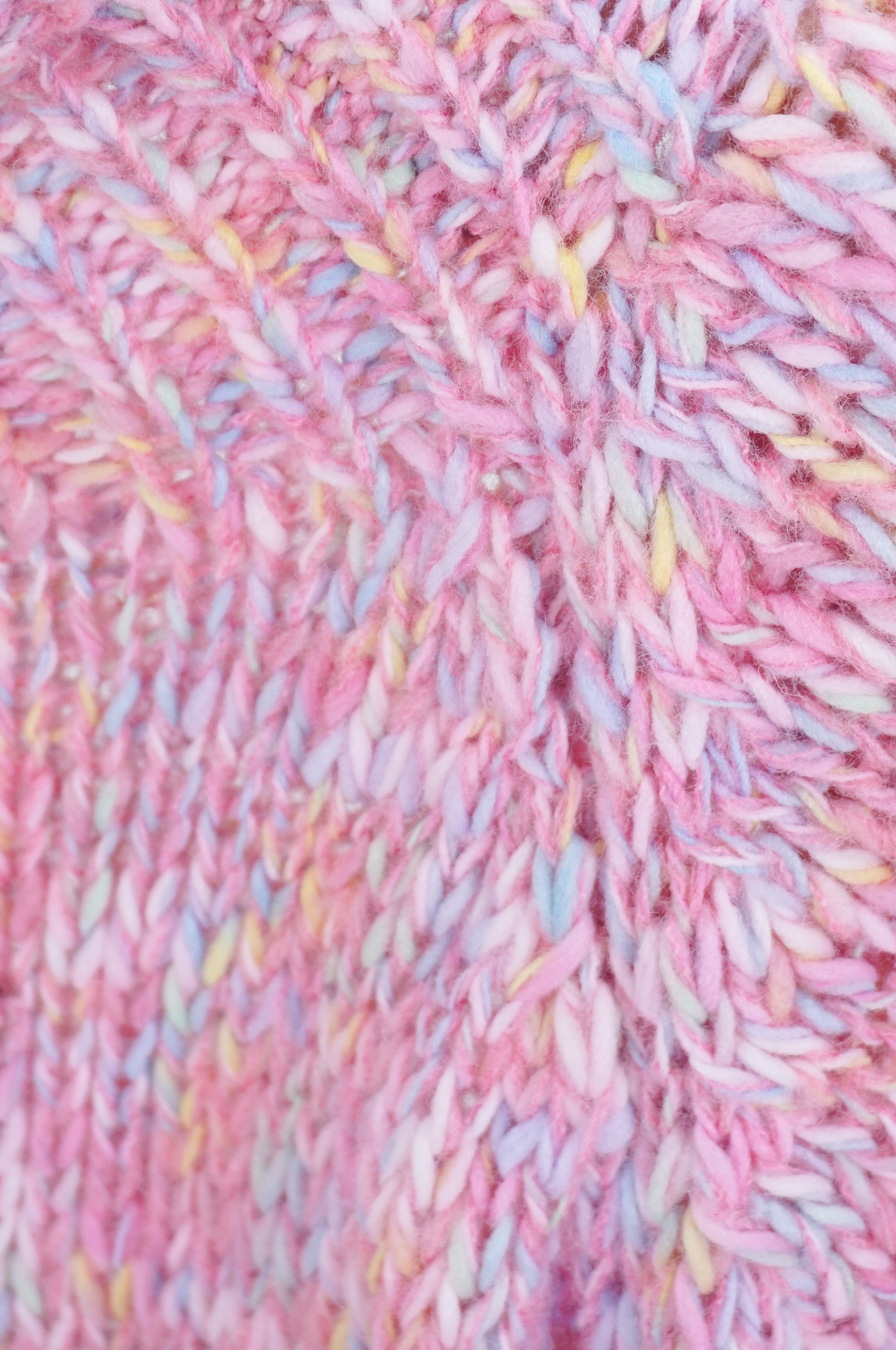 Strickpulli mit 3/4 Ärmeln