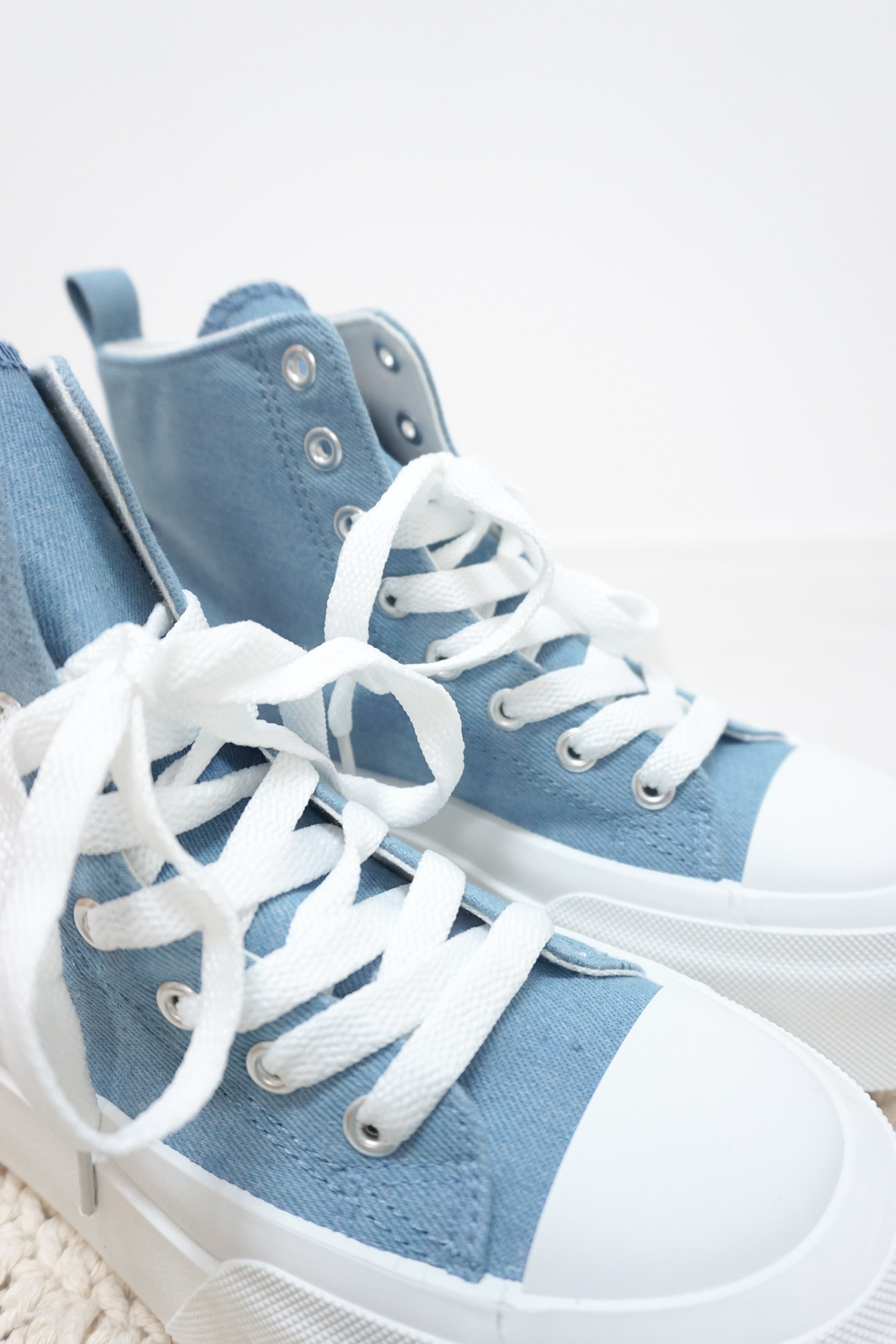 Hoher Sneaker "Love" jeansblau 42132