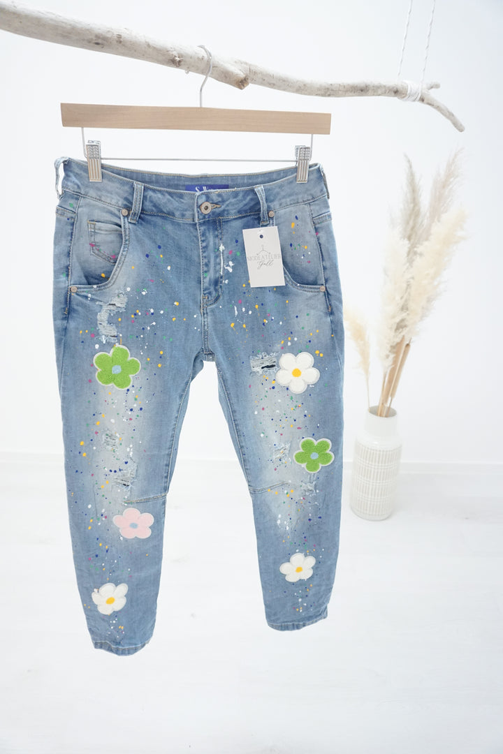 Jeans "flowers" 24117
