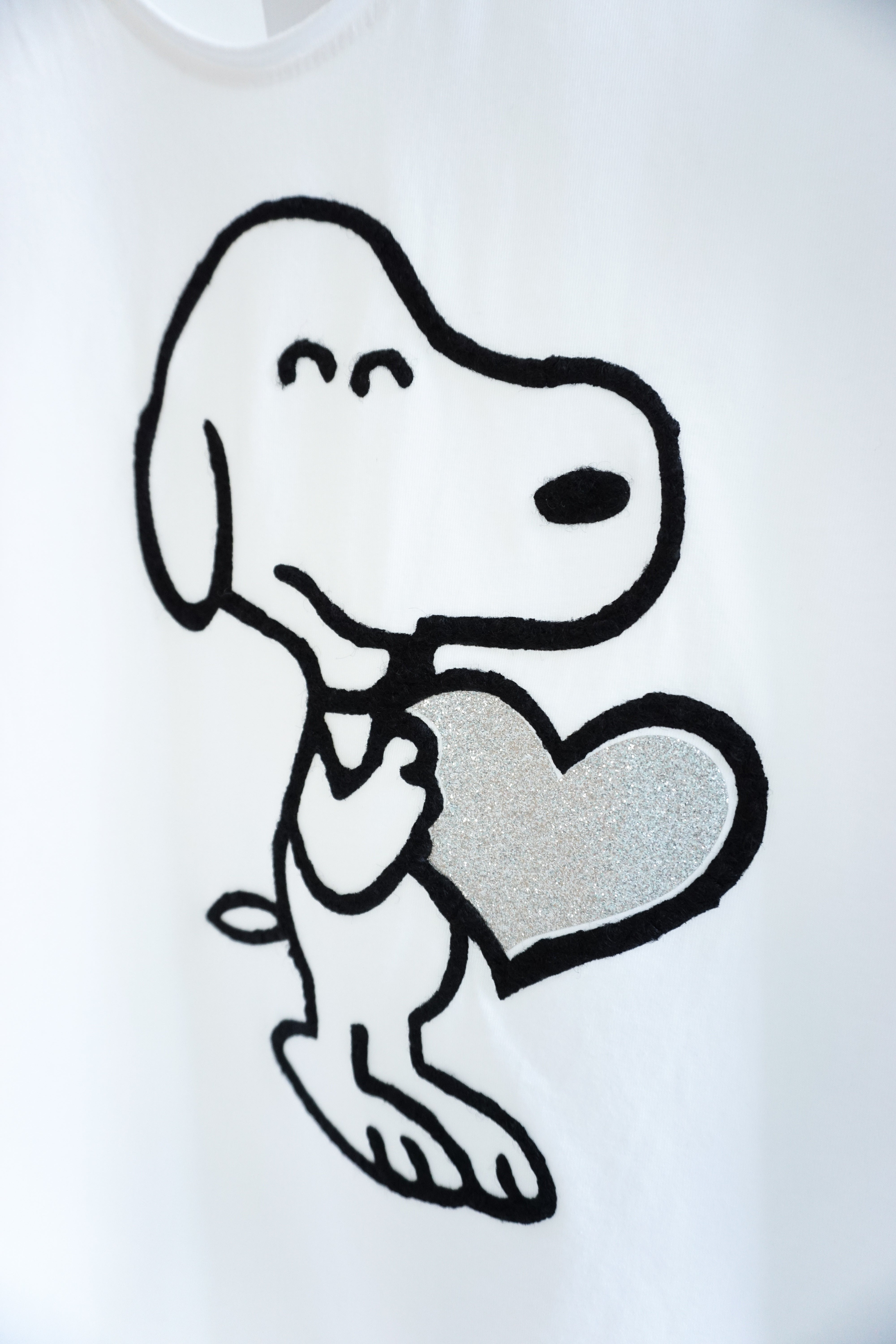 T-Shirt "Snoopy" 160421 schwarz