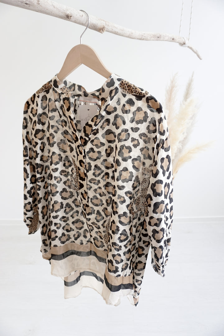 Bluse "Leopard" 18611
