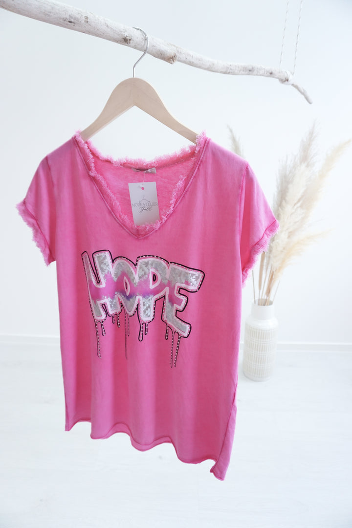 T-Shirt "Hope" 11032 pink