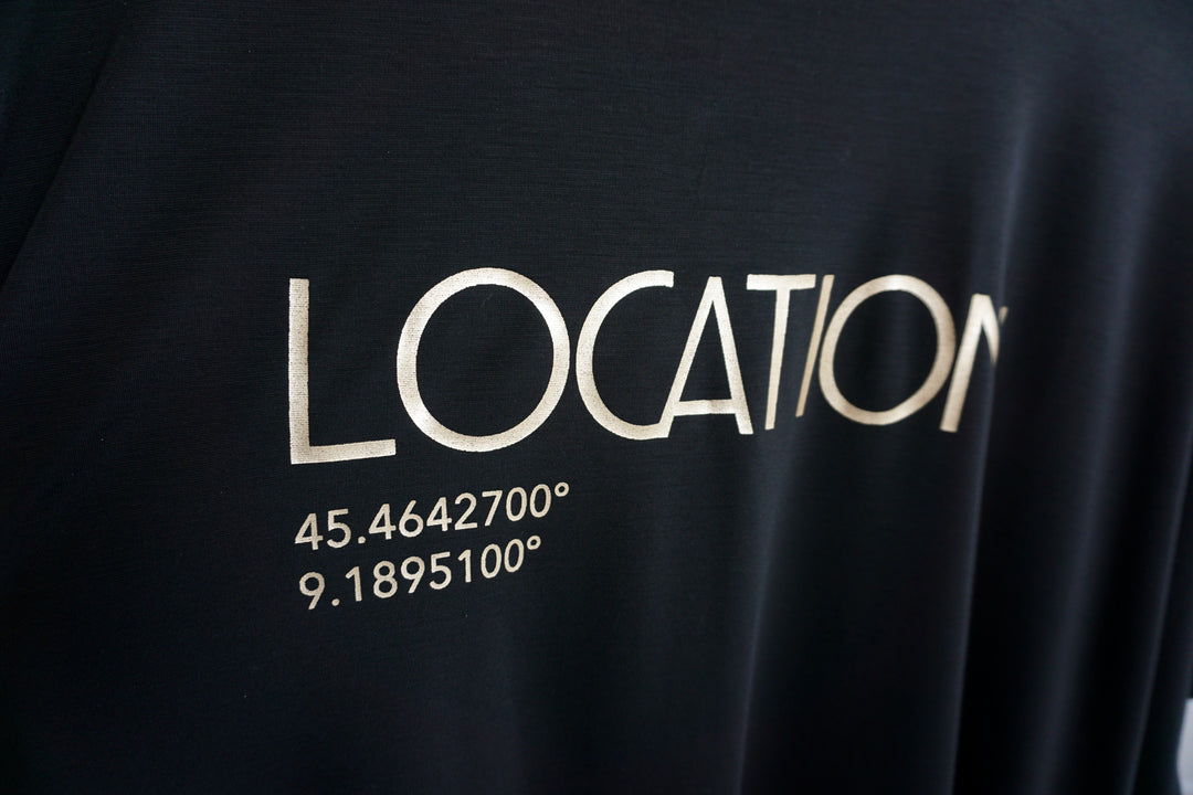 T-Shirt "Location" 11056 schwarz