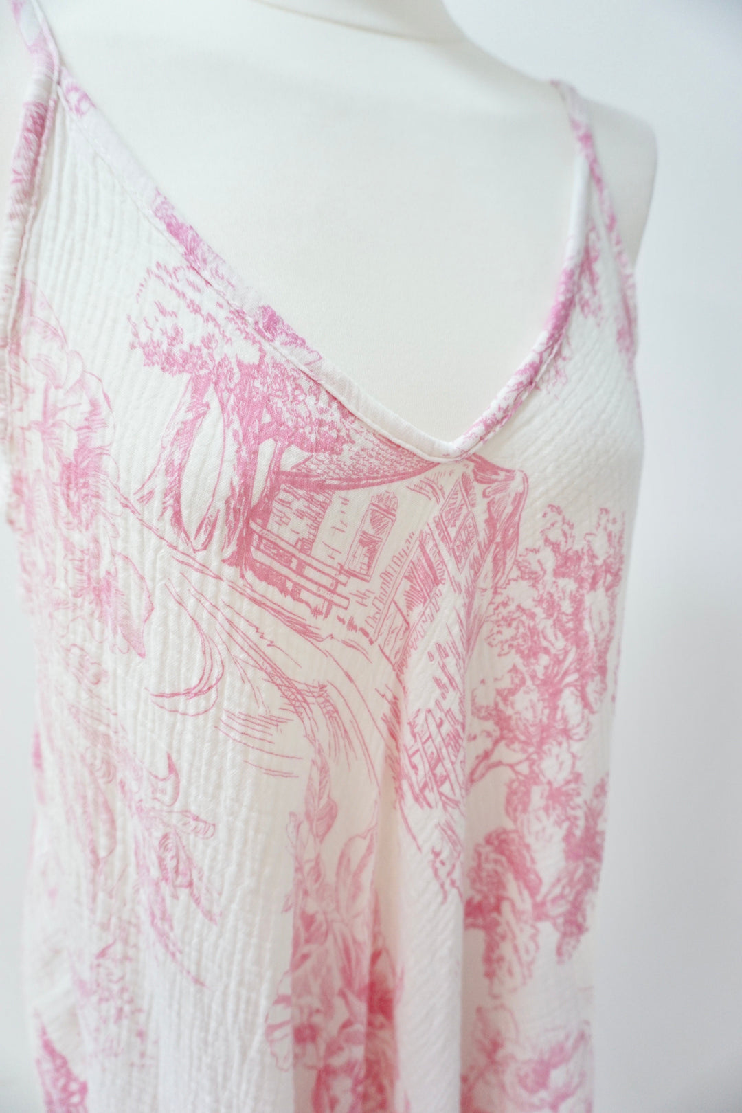 Musselin Kleid "Vintage" 110156 rosa