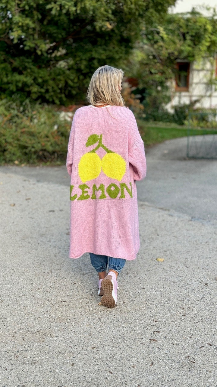 Strickjacke "Lemon" 61655 rosa