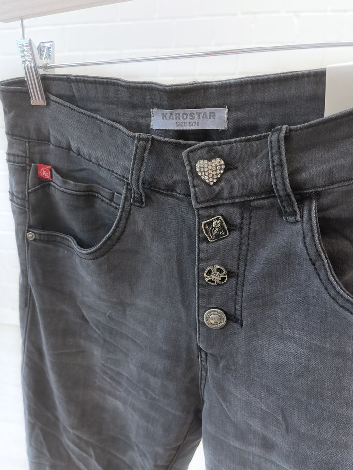 Jeans in dunkelgrau 081134 (Gr. 40,44)